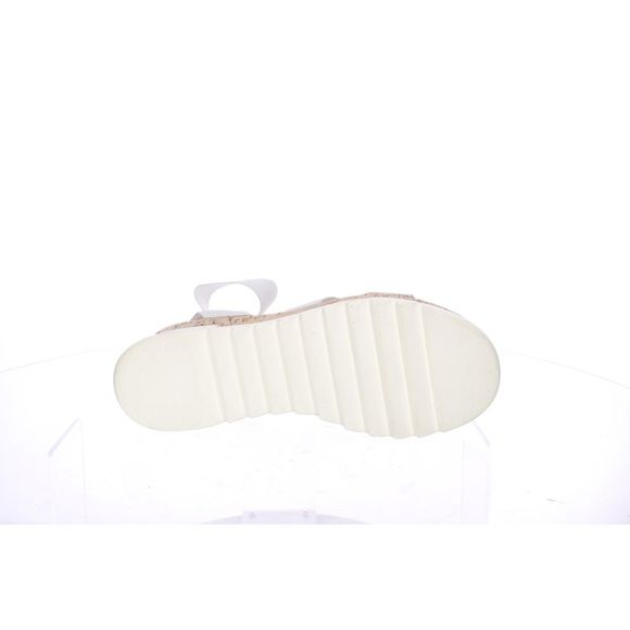 Steve Madden Womens Bandi White Ankle Strap Heels Size 8.5 Medium (B, M) - Picture 4 of 4